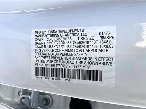 New 2026 Honda Passport TrailSport Elite image 14