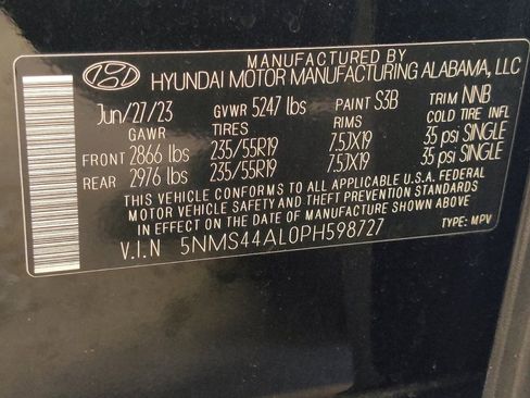 Used 2023 Hyundai Santa Fe Limited FWD image 33