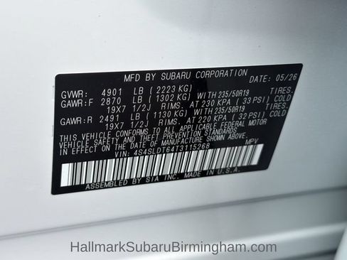 New 2026 Subaru Forester Touring w/ Touring Package AWD/4WD image 33