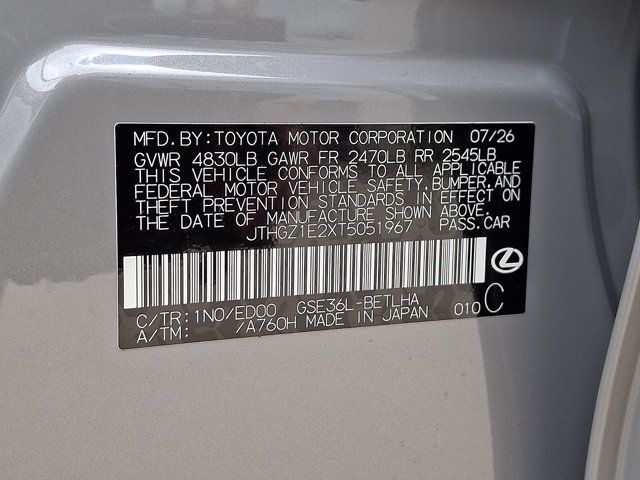 New 2026 Lexus IS 350 F Sport w/ Handling Package AWD/4WD image 16