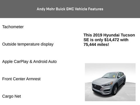 Used 2019 Hyundai Tucson SE w/ Cargo Package image 8
