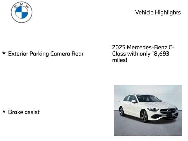 Used 2025 Mercedes-Benz C 300 4MATIC Sedan image 8