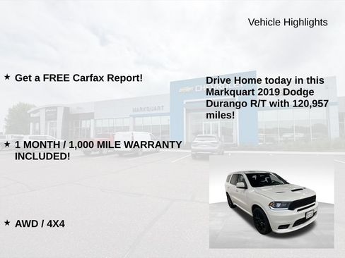 Used 2019 Dodge Durango R/T AWD/4WD image 8
