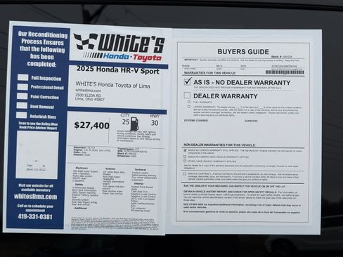 Used 2025 Honda HR-V Sport image 32