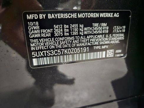 Used 2019 BMW X3 M40i w/ Premium Package image 25