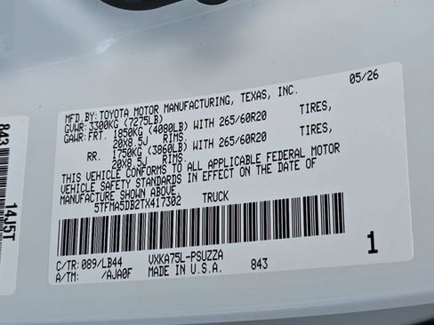 New 2026 Toyota Tundra 1794 Edition AWD/4WD image 35
