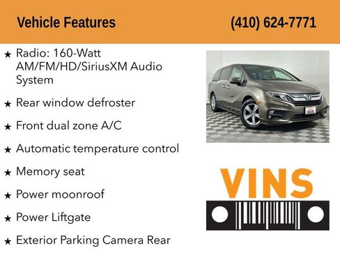 Used 2020 Honda Odyssey EX-L image 5