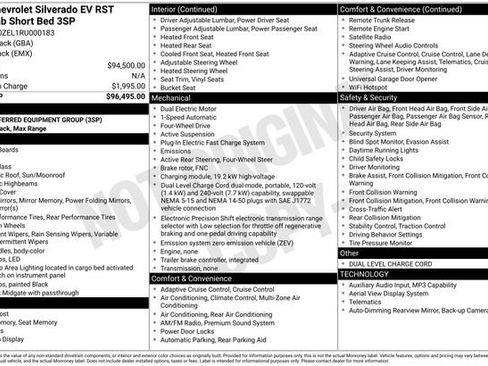 Used 2024 Chevrolet Silverado EV RST AWD/4WD image 2