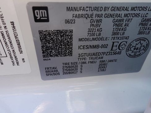 Used 2023 GMC Sierra 1500 Pro w/ Graphite Edition AWD/4WD image 22