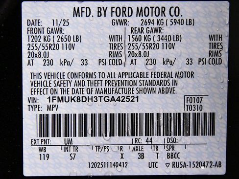 New 2026 Ford Explorer Active w/ Active Comfort Package image 15