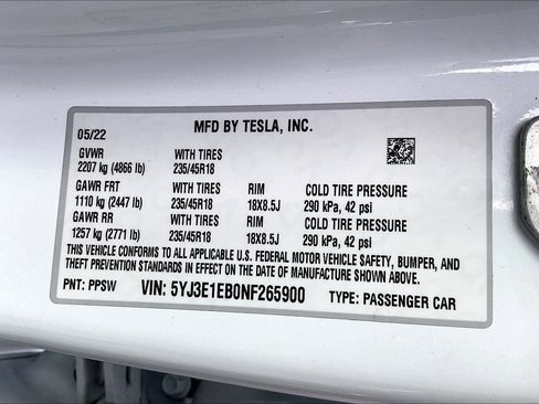 Used 2022 Tesla Model 3 Long Range image 31