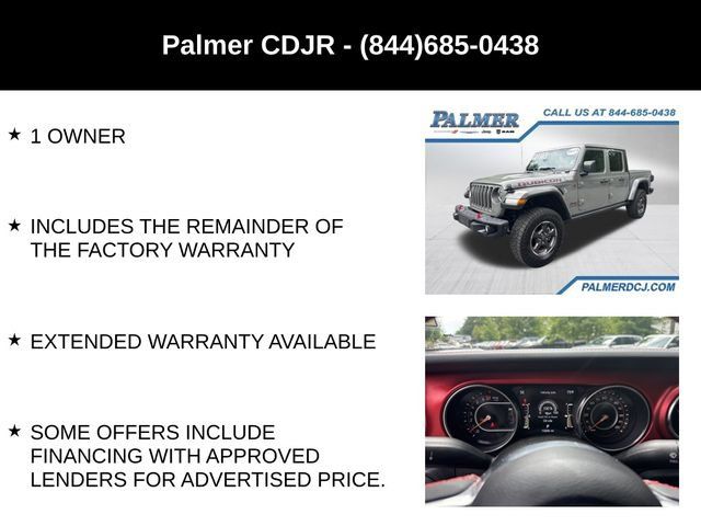 Used 2023 Jeep Gladiator Rubicon w/ LED Lighting Group AWD/4WD image 30