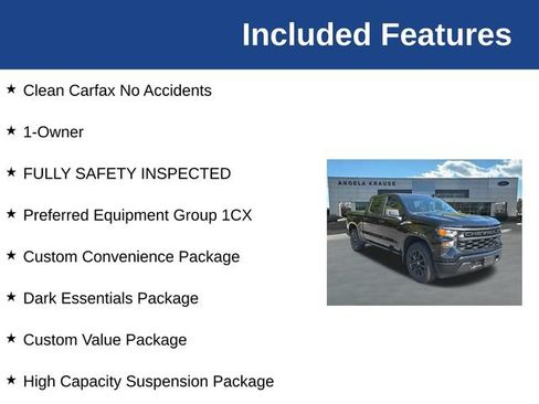 Used 2026 Chevrolet Silverado 1500 Custom w/ LPO, Dark Essentials Package RWD image 5