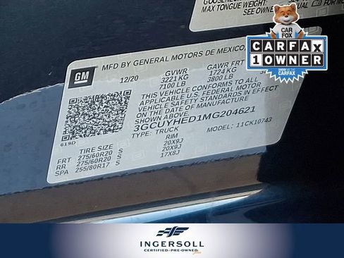 Used 2021 Chevrolet Silverado 1500 High Country w/ Safety Package II image 31