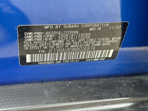 Used 2022 Subaru WRX GT image 28