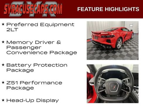 Used 2021 Chevrolet Corvette Stingray Preferred Cpe w/ Z51 Performance Package RWD image 4