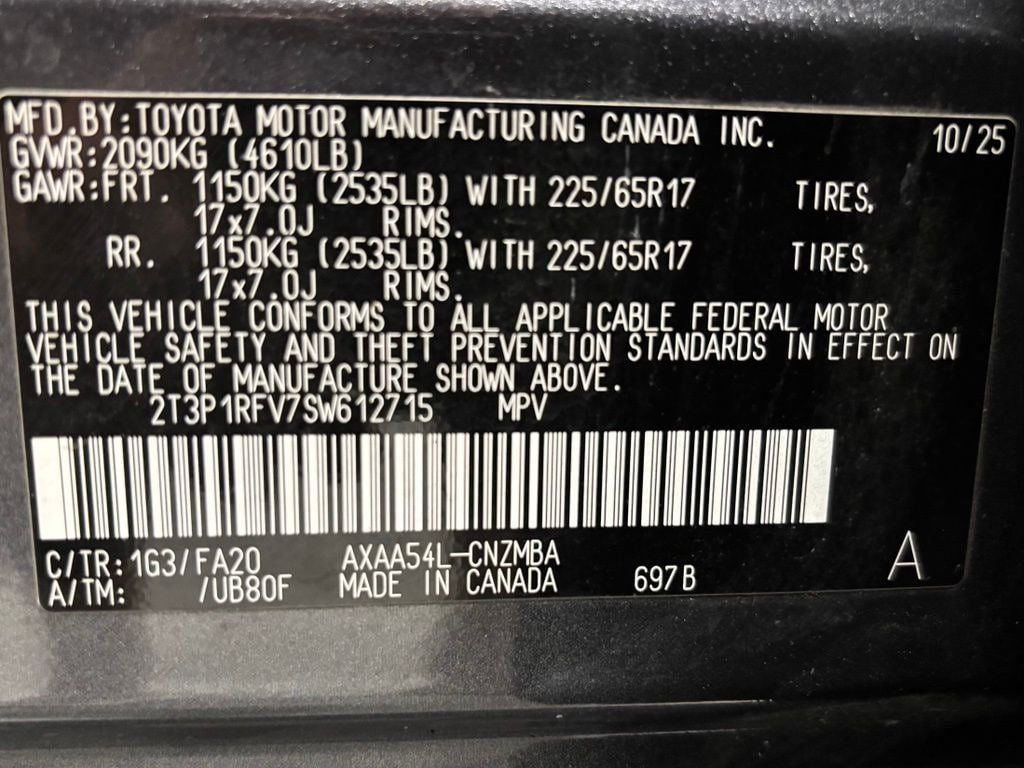 Used 2025 Toyota RAV4 XLE AWD/4WD image 11