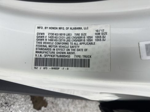 Used 2018 Honda Ridgeline RTL-E image 43