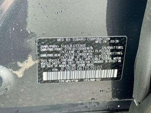 New 2026 Subaru Outback Wilderness AWD/4WD image 30