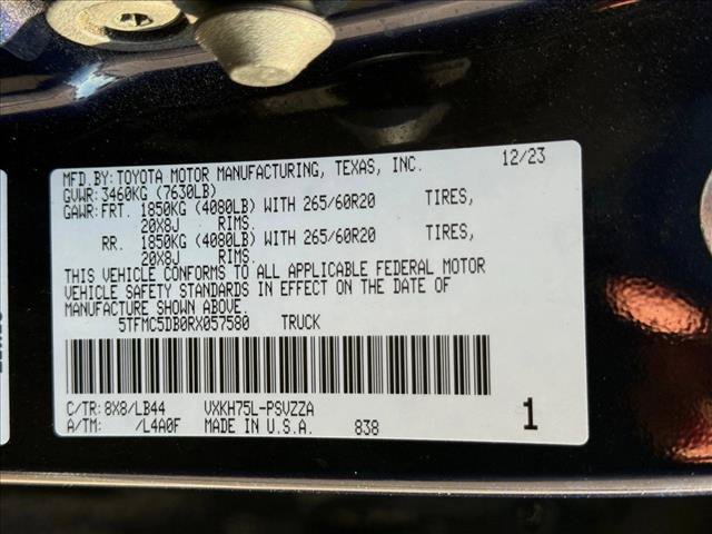 Used 2024 Toyota Tundra 1794 Edition AWD/4WD image 25