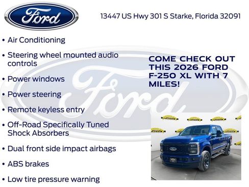 New 2026 Ford F250 XL w/ STX Appearance Package image 25
