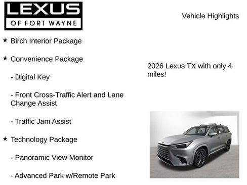 New 2026 Lexus TX 350 AWD image 7