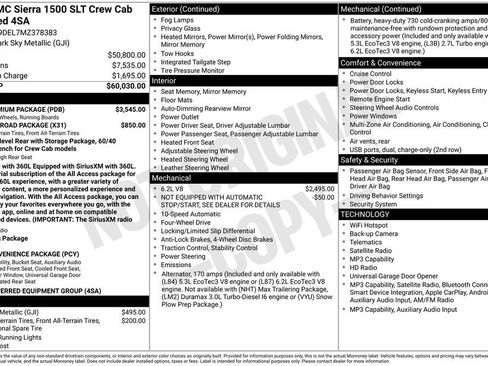 Used 2021 GMC Sierra 1500 SLT w/ SLT Premium Package AWD/4WD image 7