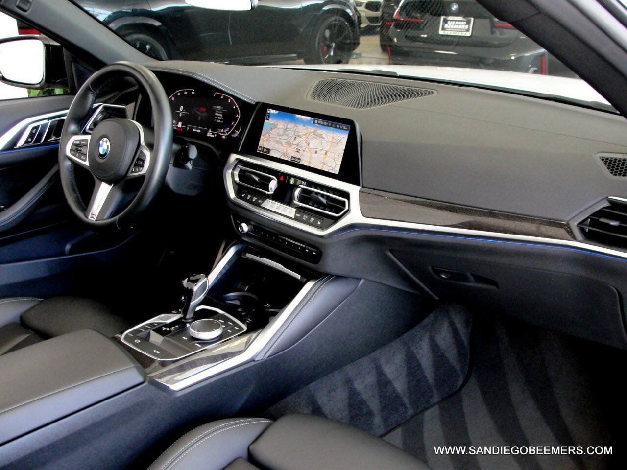 Used 2022 BMW 430i Convertible w/ M Sport Package RWD image 37