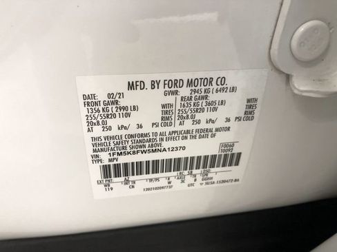 Used 2021 Ford Explorer Limited w/ Hybrid Equipment Group 310A AWD/4WD image 33