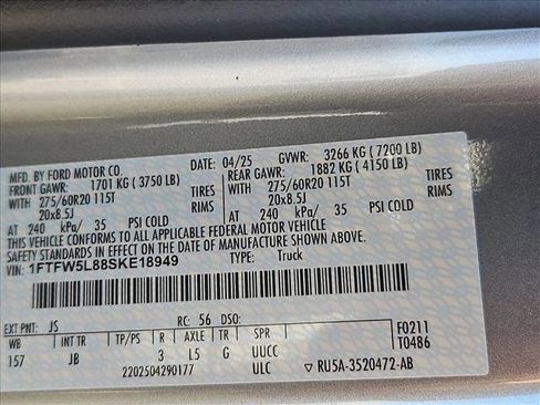 Used 2025 Ford F150 Lariat w/ Equipment Group 501A Mid image 24