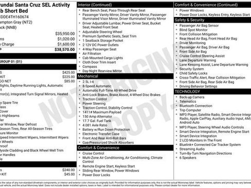 Certified 2026 Hyundai Santa Cruz SEL AWD/4WD image 40