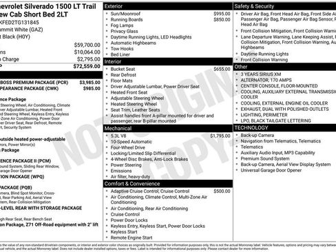 Used 2026 Chevrolet Silverado 1500 LT Trail Boss w/ LT Trail Boss Premium Package AWD/4WD image 28