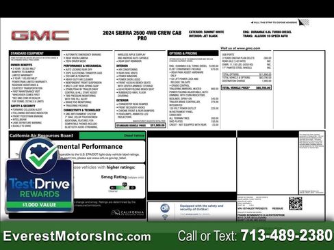 Used 2024 GMC Sierra 2500 Pro w/ Fleet Convenience Package AWD/4WD image 1