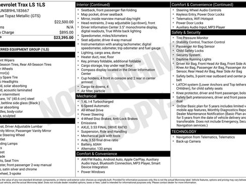 Used 2017 Chevrolet Trax LS image 4