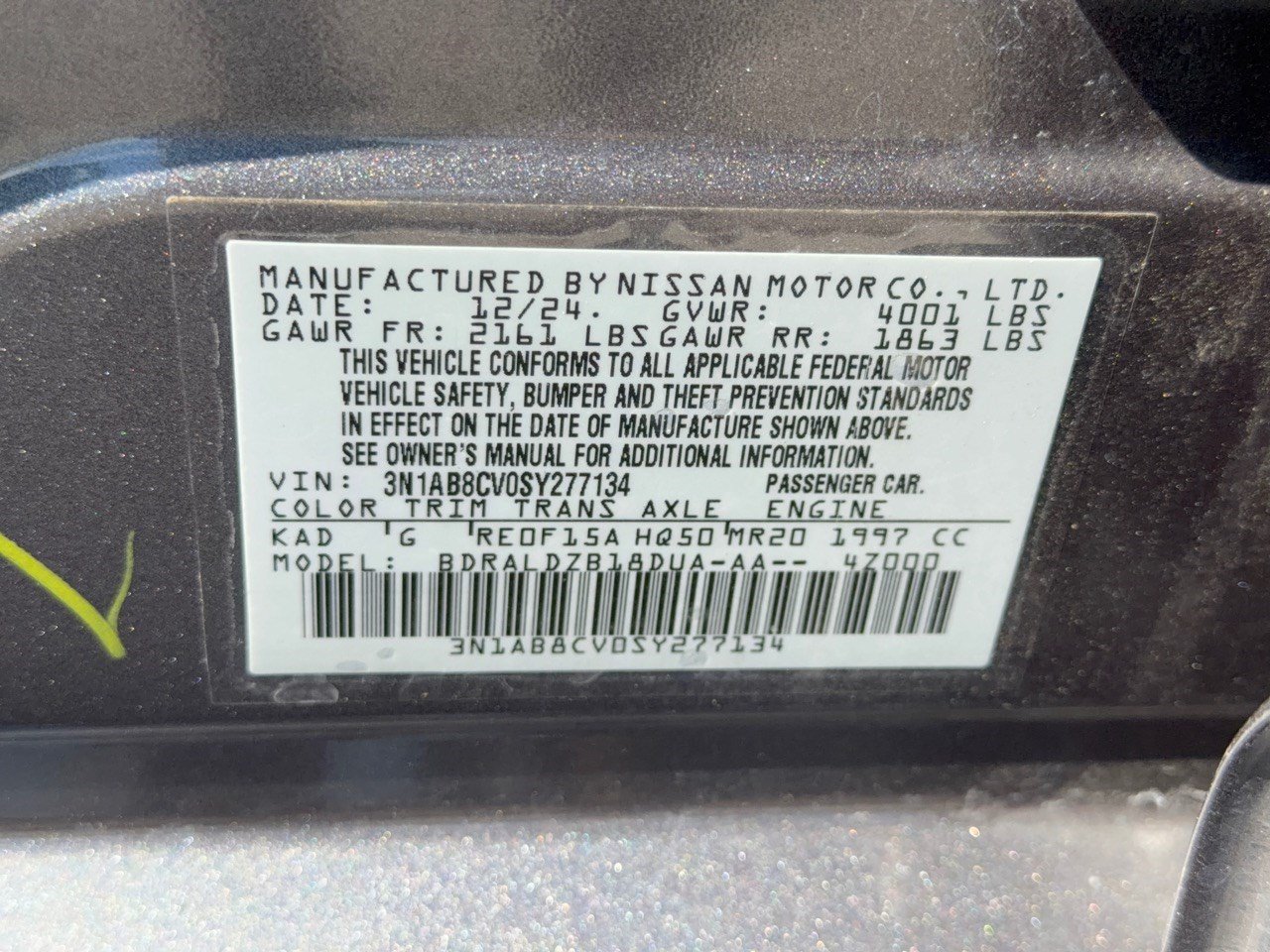 Used 2025 Nissan Sentra SV FWD image 31