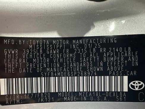 Used 2025 Toyota Corolla LE image 11