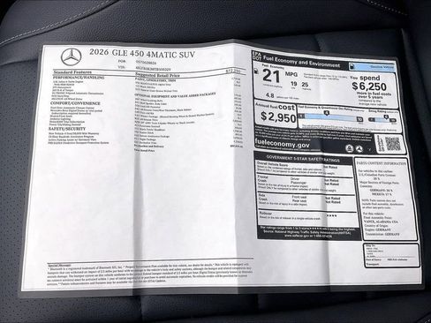 New 2026 Mercedes-Benz GLE 450 4MATIC image 14
