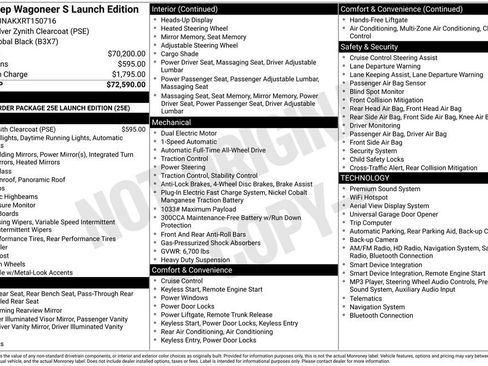 Used 2024 Jeep Wagoneer Launch Edition AWD/4WD image 5