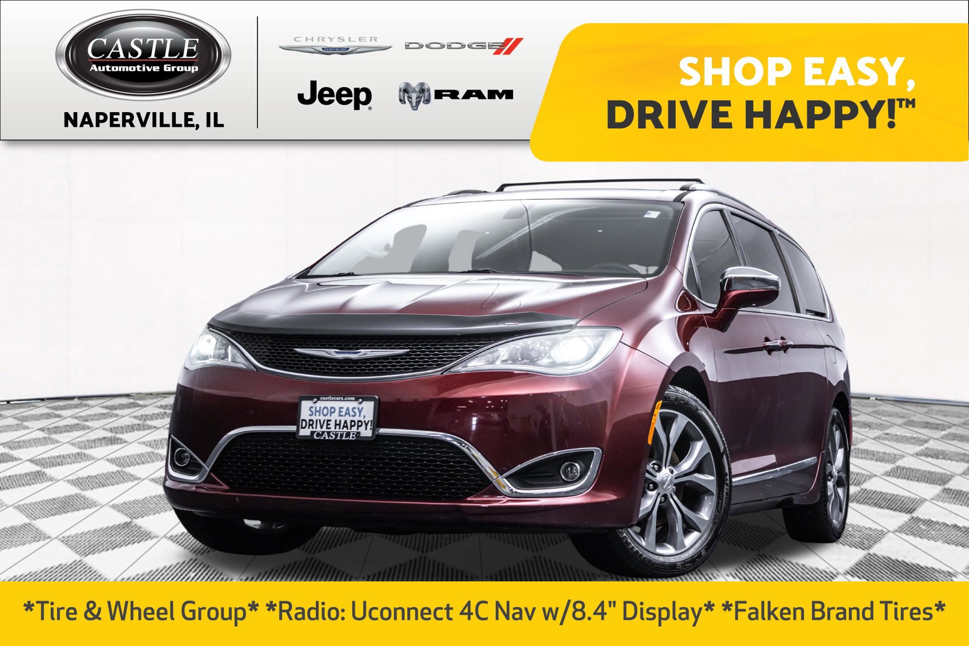 Used 2018 Chrysler Pacifica Limited w/ Tire & Wheel Group FWD image 1