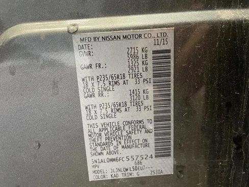 Used 2015 INFINITI QX60 Luxe image 40