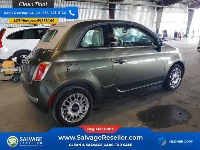 Used 2015 FIAT 500 Lounge w/ Luxury Leather Package FWD image 4