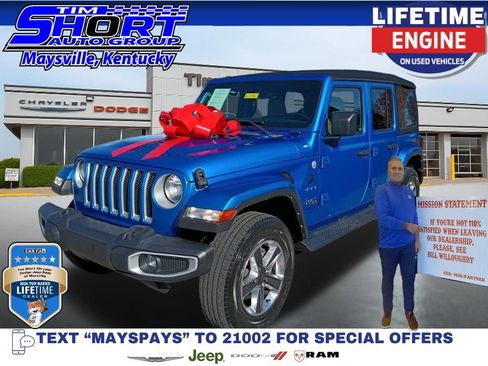 Used 2022 Jeep Wrangler Unlimited Sahara image 1