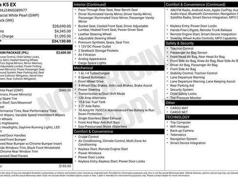 Used 2022 Kia K5 EX w/ EX Premium Package image 2