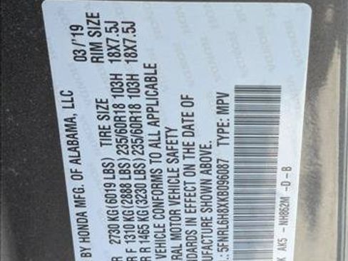 Used 2019 Honda Odyssey Touring image 28