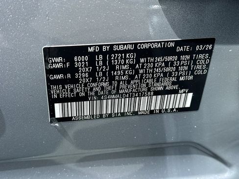 New 2026 Subaru Ascent Bronze Edition AWD/4WD image 34