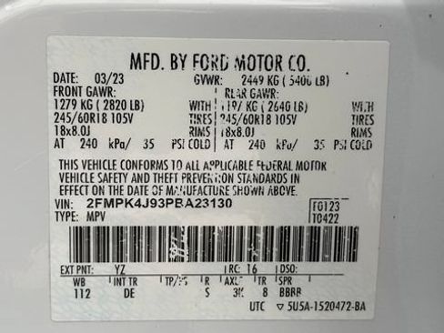 Used 2023 Ford Edge SEL w/ Convenience Package AWD/4WD image 47