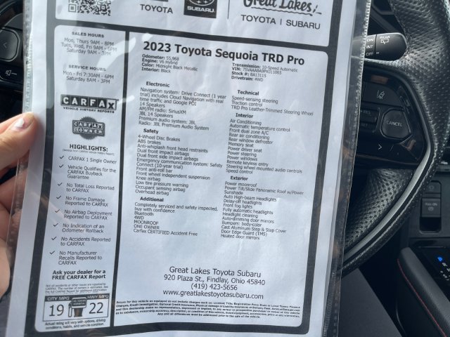 Used 2023 Toyota Sequoia TRD Pro AWD/4WD image 27