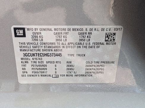 Used 2017 Chevrolet Silverado 1500 High Country AWD/4WD image 13