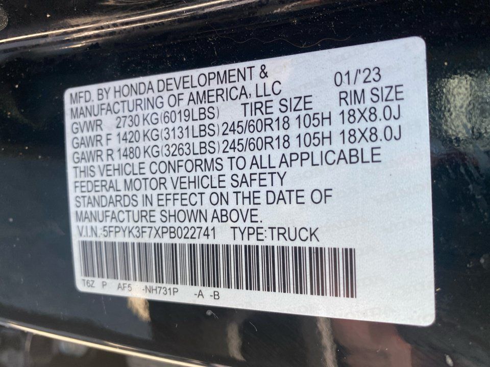 Used 2023 Honda Ridgeline RTL-E image 39
