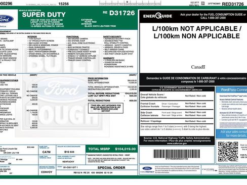 Used 2024 Ford F250 Lariat w/ Lariat Ultimate Package AWD/4WD image 2
